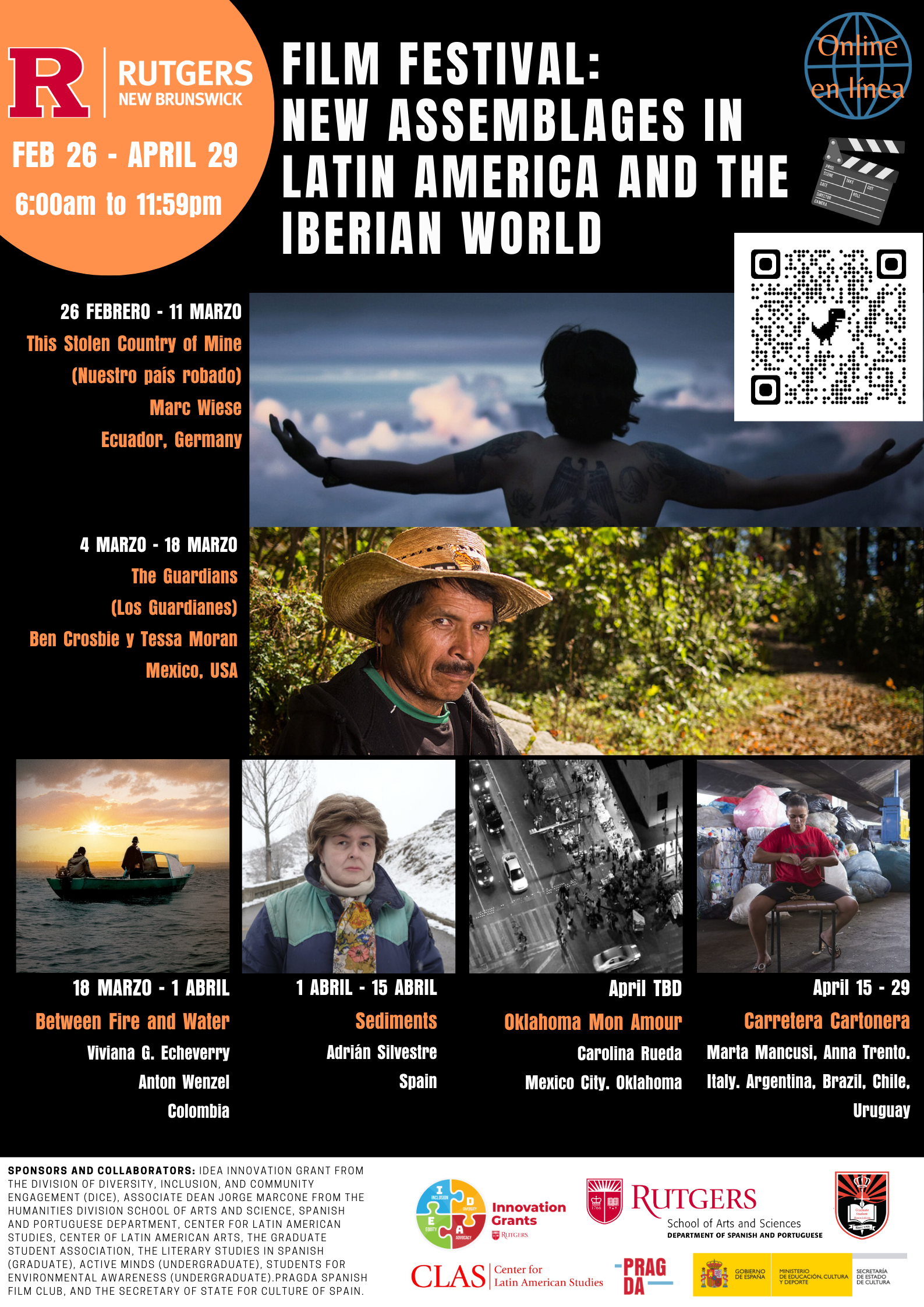 Film Festival Poster QR Stolen Country Feb 26 3