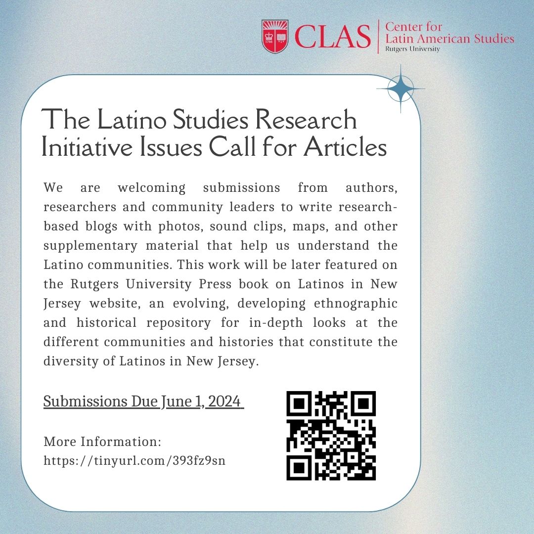 Latino Studies Research Initiative Issues Call for Articles image