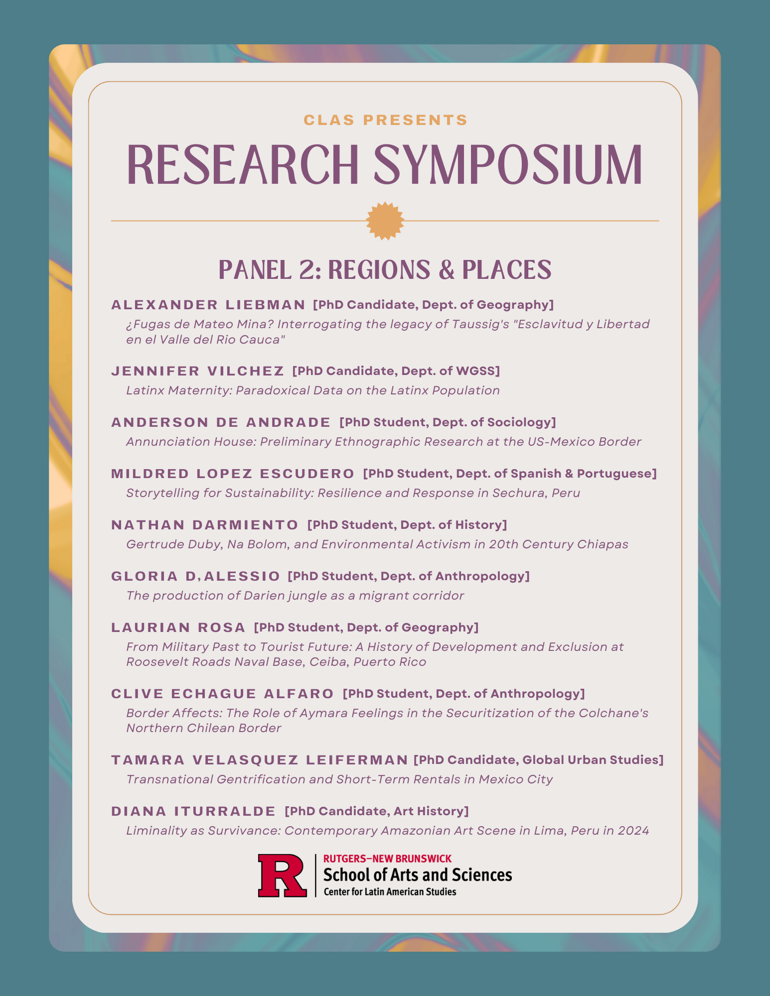 CLAS Research Symposium Panel 2 Updated