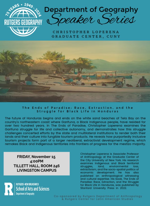 Geography speaker series