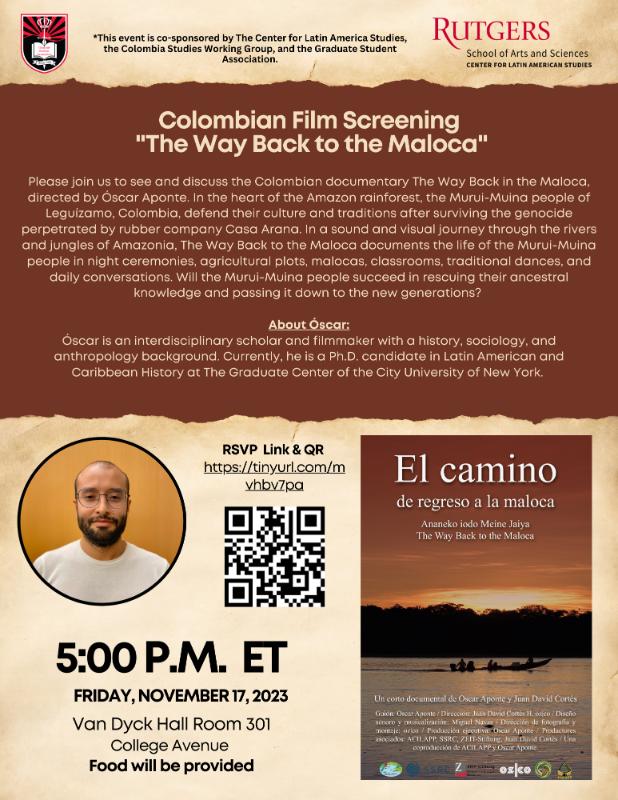 image for Colombian Film Screening The Way Back to