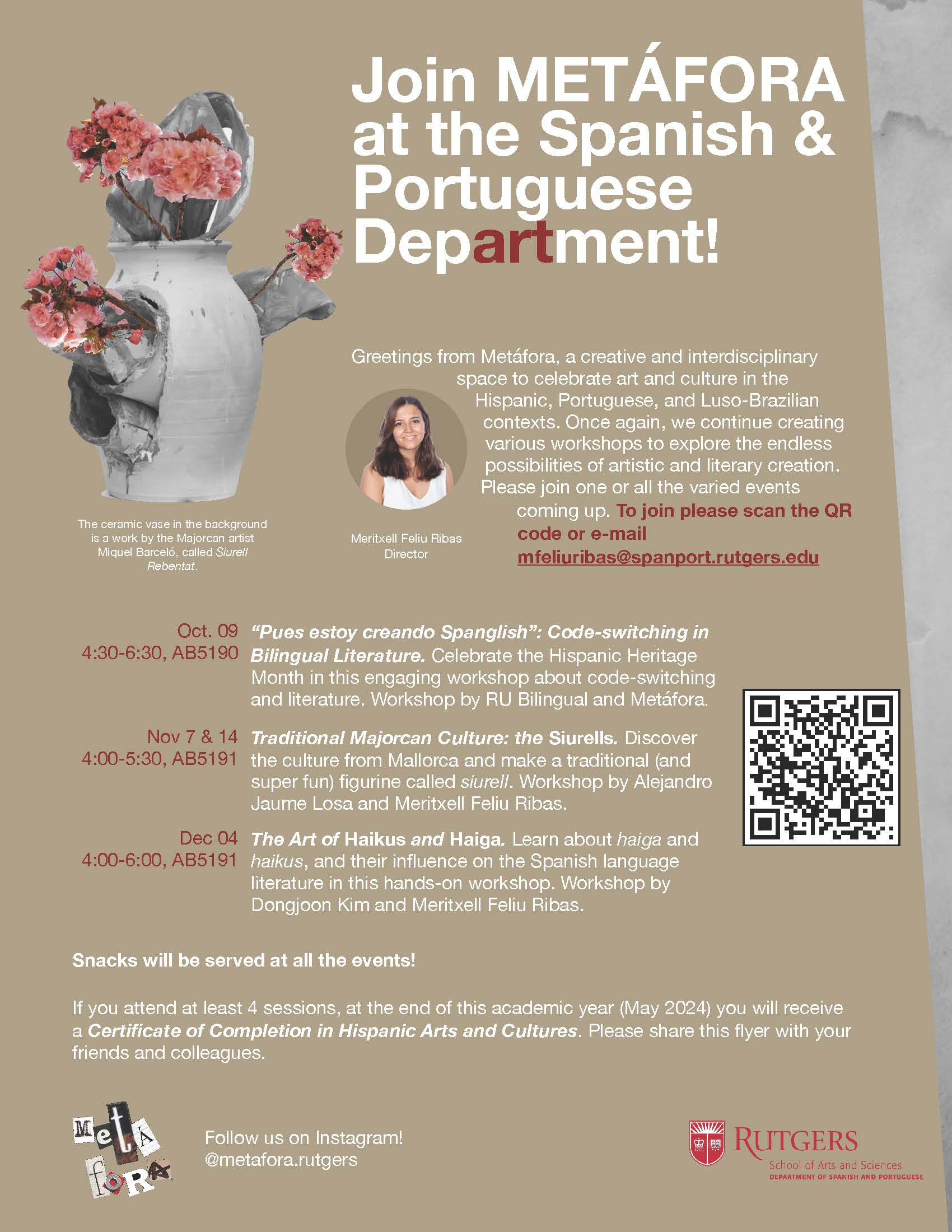 flyer fall 23 metafora