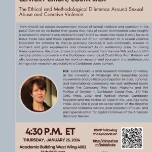 Sexual violence and scholarly silence: Questions from early 20th century Limón, Costa Rica