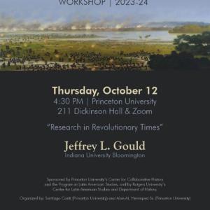 "Research in Revolutionary Times" Co-Sponsored by Rutgers CLAS and Dept. of History